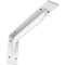 Ekena Millwork Embrey Steel Bracket, White Primer 2"W x 12"D x 5 1/4"H BKTM02X12X05EBPWH - alternate 1